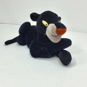 Disney Bagheera The Jungle Book 10" Beanie Bag Plush Stuffed Animal Black Panthe